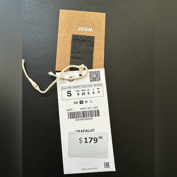 Zara Genuine Leather Jacket (Women’s Size S) - Picture 5 of 5